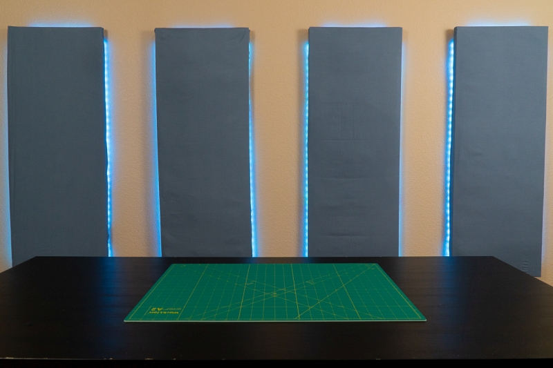 Diy Acoustic Panels Ikea DIY Acoustic Foam Panels NON