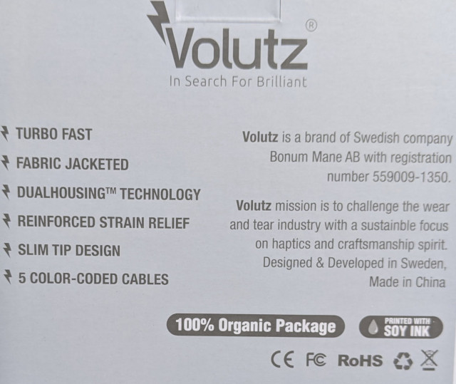 Volutz USB-C Cables