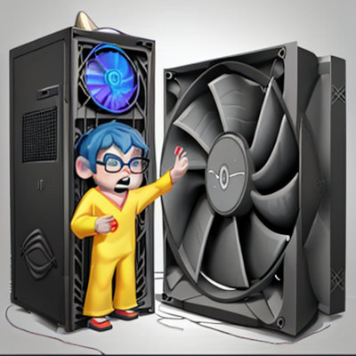 Stable Diffusion Guy With A Loud Fan