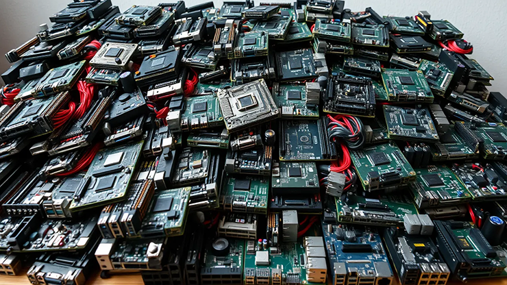 A giant pile of AI-generated Mini ITX motherboards