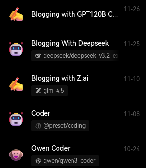 LobeChat list of assistants