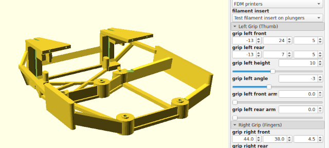 A Li'l Magnum! gaming mouse in OpenSCAD