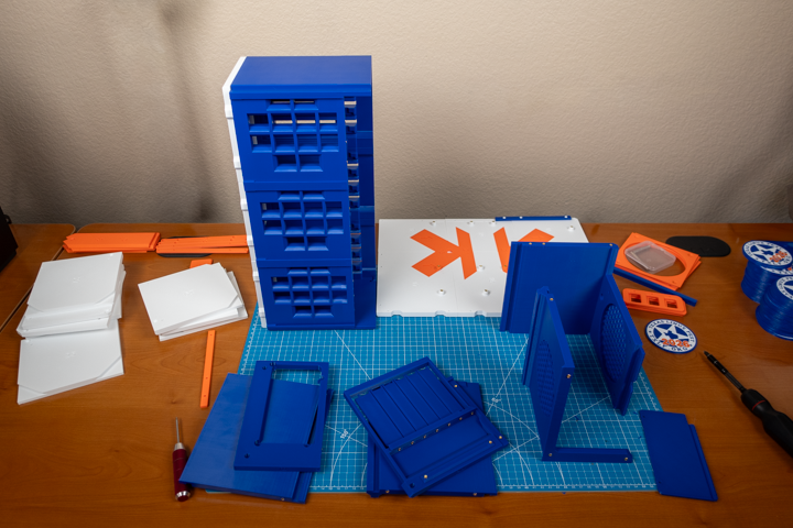 Ready to complete the installation of the drive cage, motherboard plate, and all the exterior pieces of the case.