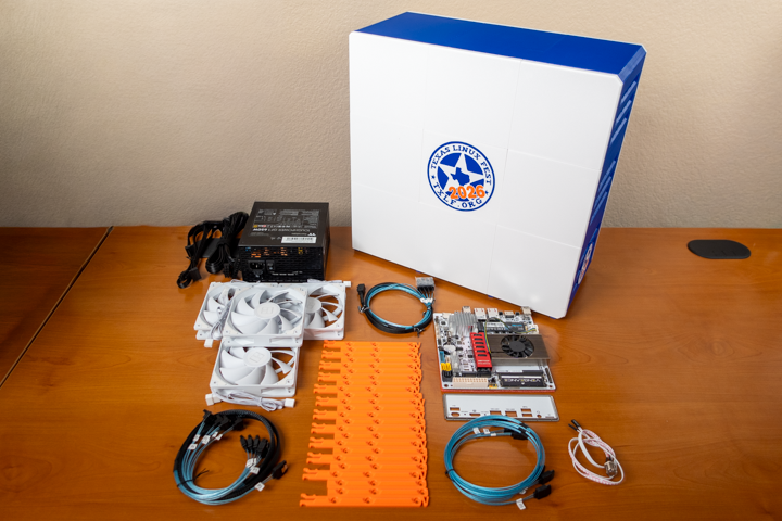 All of the DIY NAS: TXLF 2026's hardware.