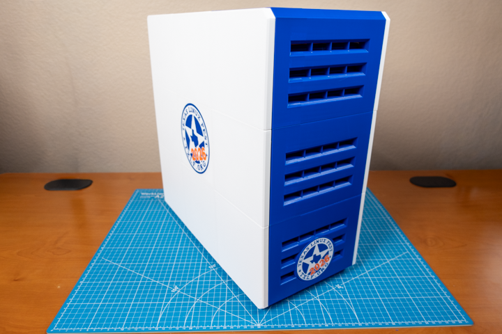 Fully assembled DIY NAS: TXLF 2026 with Magnetic Side Panel.