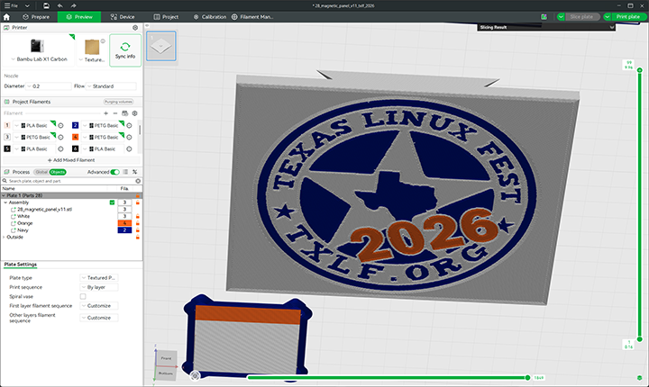 Customizing the 12-bay NAS for Texas Linux Fest